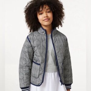 Free Assembly Girls Lightweight Quilted Jacket (10/12)